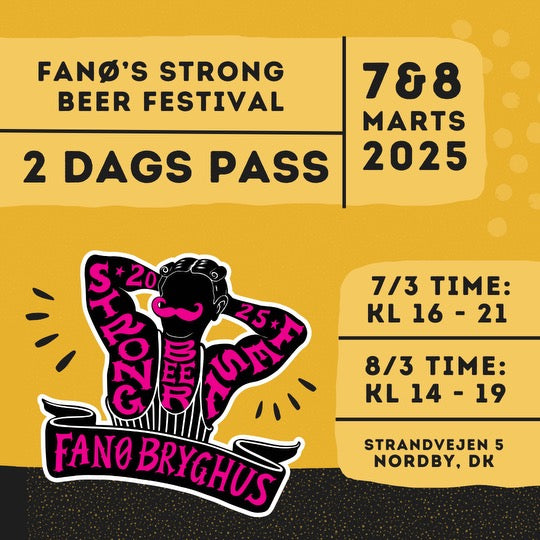Strong Beer Festival d. 7 & 8  Marts 2025