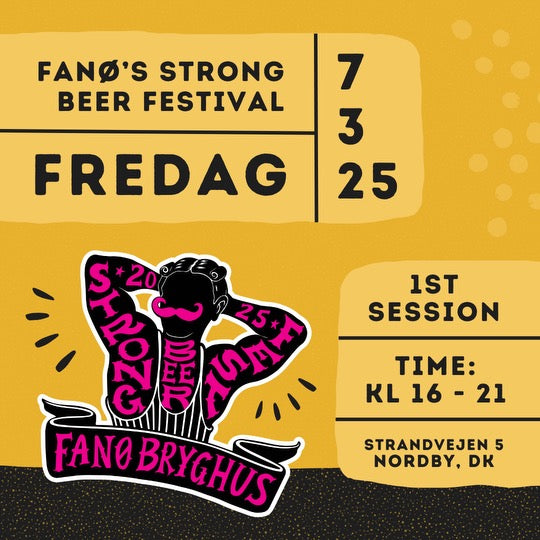 Strong Beer Festival  Fredag d. 7. Marts 2025 fra kl 16.00 - 21.00