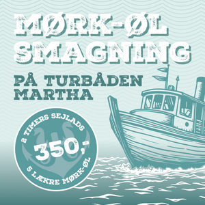 Dark beer tasting on the Martha Turbåden