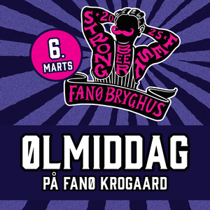 Ølmiddag på Fanø Krogaard 6. Marts 2025 kl 17.30